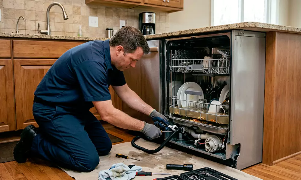 Dishwasher Not Draining Repair in Brockton, MA