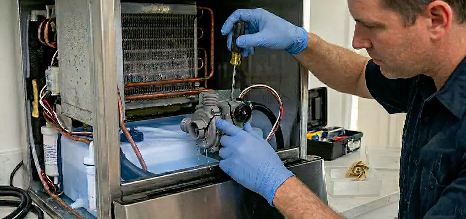 Commercial Ice Maker Water Pump Repair in Brockton